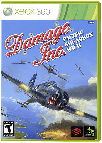 Damage Inc. Pacific Squadron WW2 PAL Xbox 360 PAL box art